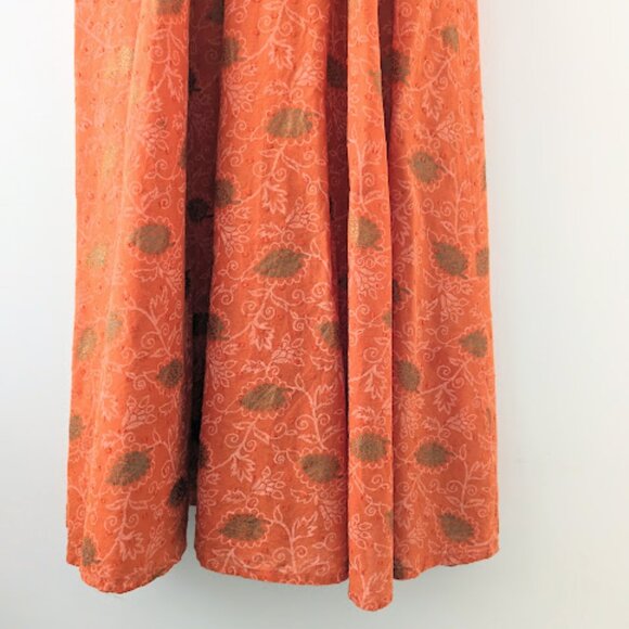 Backwoods 100% Cotton V-Neck Sleevless Tie Waist Cotton Sun Dress - Picture 9 of 15